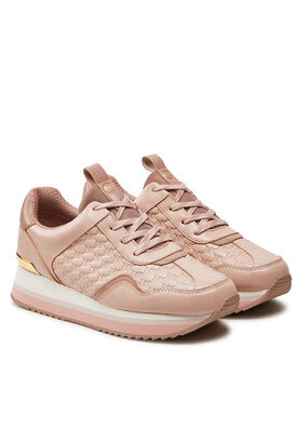 MICHAEL Michael Kors Sneakersy Raina Trainer 43T4RNFSBL Różowy. Kolor: różowy. Materiał: skóra