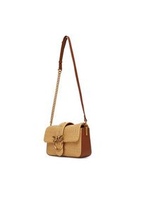Pinko - PINKO Torebka Love One Mini Slouchy Fl PE 25 PLTT 104340 A2CF Beżowy. Kolor: beżowy