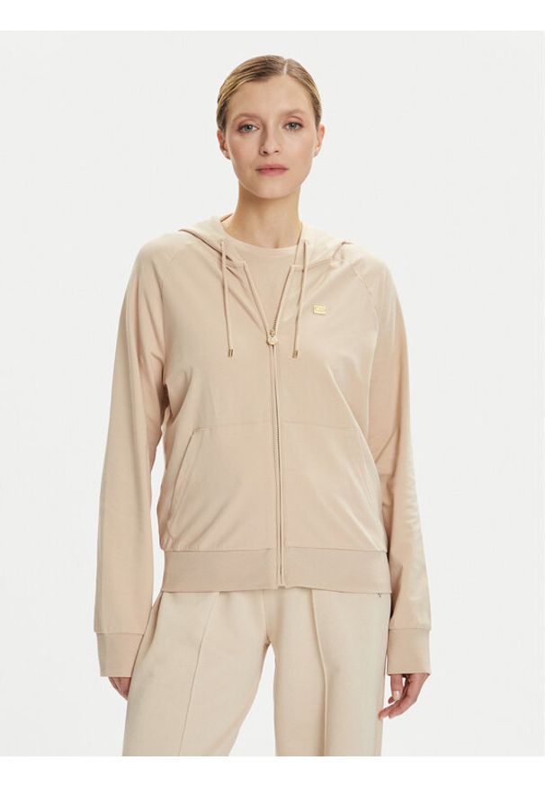 EA7 Emporio Armani Bluza 7W000458 AF13135 U1046 Beżowy Regular Fit. Kolor: beżowy. Materiał: bawełna