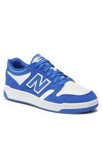 New Balance Sneakersy GSB480WH Niebieski. Kolor: niebieski. Materiał: skóra #4