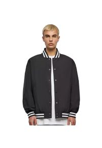 BUILD YOUR BRAND - Lekka Kurtka Varsity Dla Dorosłych Unisex. Kolor: czarny
