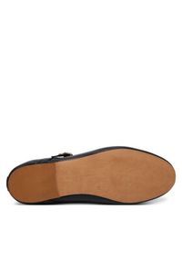 TOMMY HILFIGER - Tommy Hilfiger Baleriny Leather Maryjane Ballerina FW0FW08651 Czarny. Kolor: czarny. Materiał: skóra