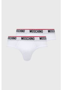 Moschino Underwear slipy (2-pack) męskie kolor biały. Kolor: biały
