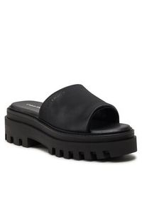Calvin Klein Jeans Klapki Toothy Combat Sandal In Dc YW0YW01339 Czarny. Kolor: czarny