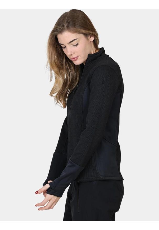 Sweter Damski Spyder Bandita. Kolor: czarny. Materiał: polar. Sezon: zima. Sport: turystyka piesza
