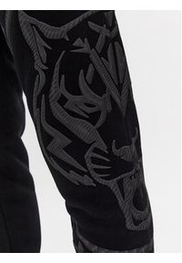 Plein Sport Spodnie dresowe SADC MJT2253 SJO001N Czarny Regular Fit. Kolor: czarny. Materiał: bawełna #3