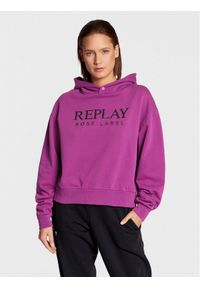 Bluza Replay. Kolor: fioletowy. Materiał: bawełna #1