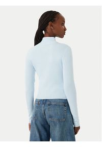 Tommy Jeans Kardigan DW0DW20967 Niebieski jasny Slim Fit. Kolor: niebieski. Materiał: syntetyk #5