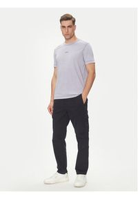 BOSS T-Shirt Tokks 50502173 Fioletowy Regular Fit. Kolor: fioletowy. Materiał: bawełna