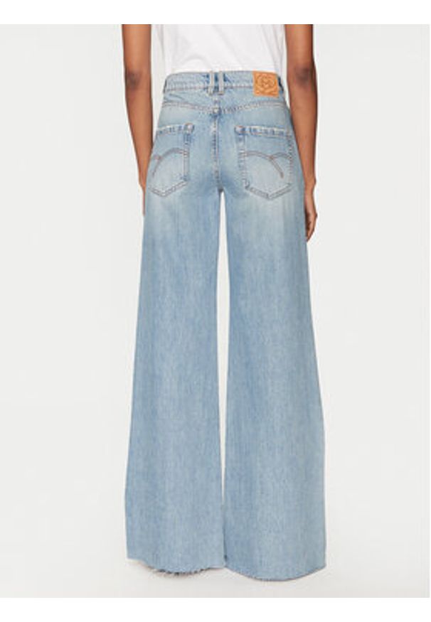 Marella Jeansy Wleg 2513181034 Niebieski Wide Leg. Kolor: niebieski