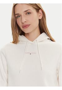 Tommy Jeans Bluza Linear DW0DW21963 Biały Regular Fit. Kolor: biały. Materiał: bawełna #5