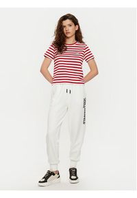 Karl Lagerfeld Jeans Spodnie dresowe A1W10058 Biały Regular Fit. Kolor: biały. Materiał: bawełna #5