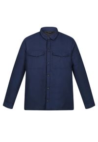 Regatta - Męska Koszula Ocieplana Gawayne. Kolor: niebieski. Sport: turystyka piesza #1