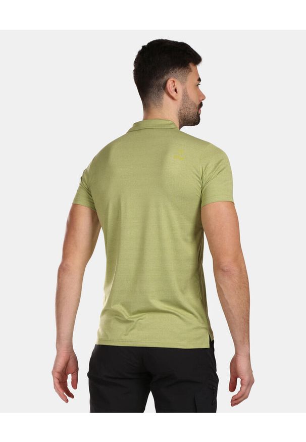 Polo Kilpi Oliva. Typ kołnierza: polo. Kolor: zielony. Materiał: nylon