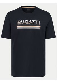 Bugatti T-Shirt 8350-65041B Granatowy Regular Fit. Kolor: niebieski. Materiał: bawełna #5