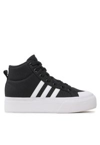 Adidas - adidas Sneakersy Bravada 2.0 Platform Mid IE2317 Czarny. Kolor: czarny. Materiał: materiał. Obcas: na platformie