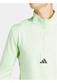 Adidas - adidas Bluza techniczna Workout IS3803 Zielony Slim Fit. Kolor: zielony. Materiał: syntetyk #7
