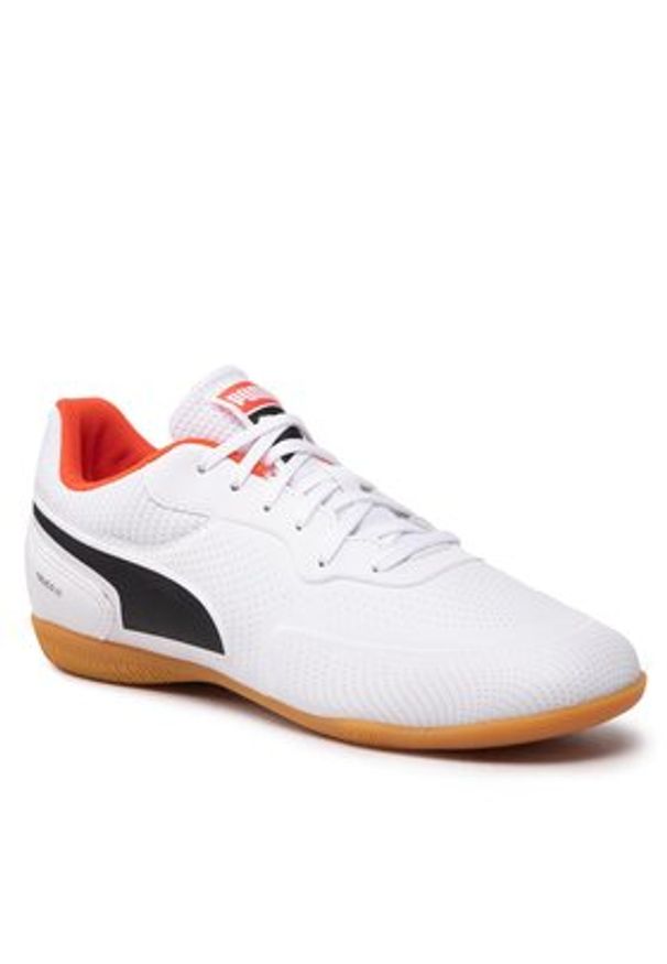 Puma Buty do piłki nożnej Truco III Jr 106935 03 Biały. Kolor: biały. Materiał: skóra