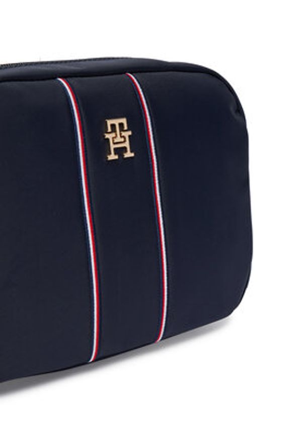 TOMMY HILFIGER - Tommy Hilfiger Torebka Popette Camera Bag Corp AW0AW17710 Granatowy. Kolor: niebieski