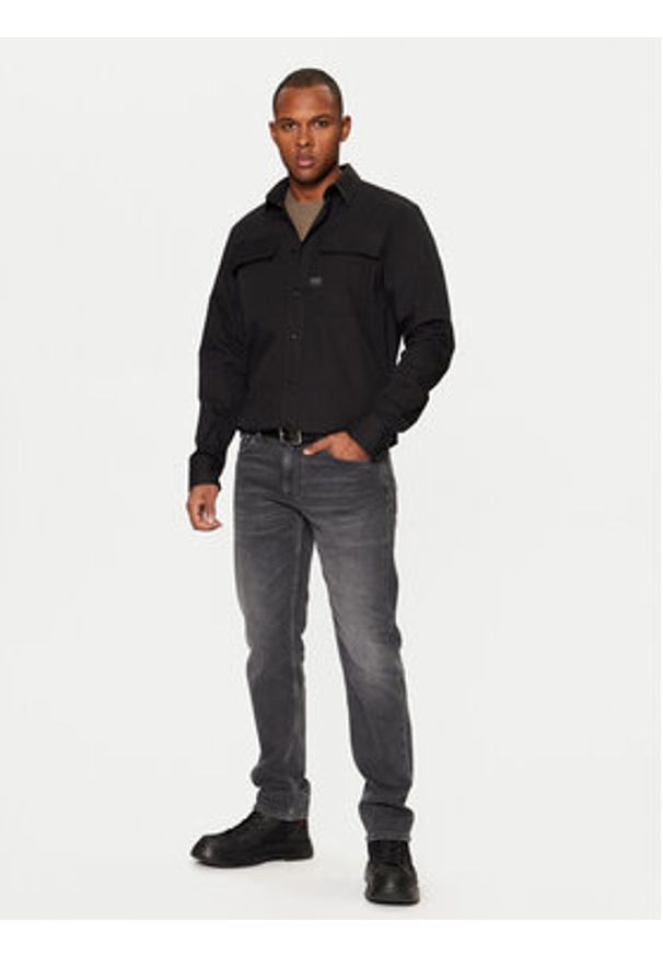 G-Star RAW - G-Star Raw Koszula D23583 Czarny Regular Fit. Kolor: czarny. Materiał: bawełna