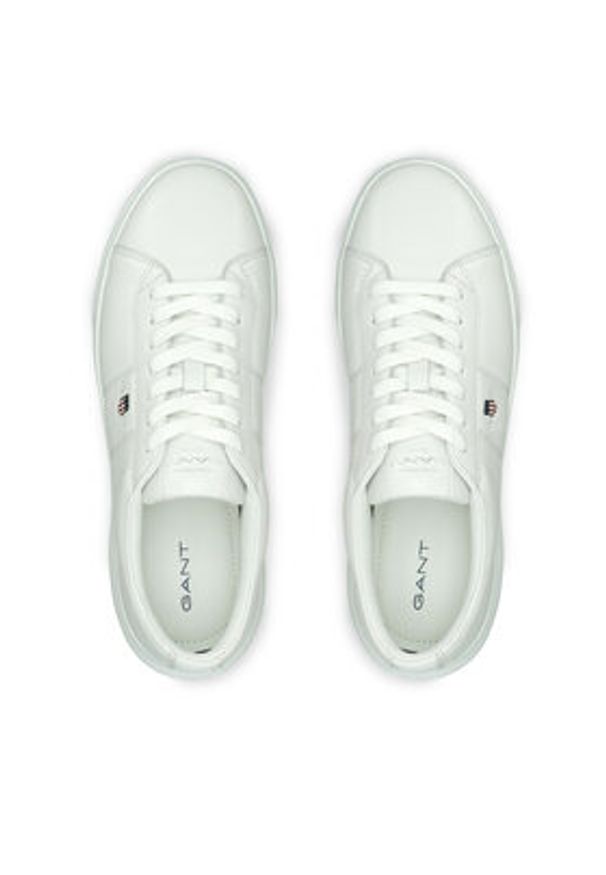 GANT - Gant Sneakersy 30631874 Biały. Kolor: biały. Materiał: skóra