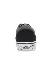 Buty do chodzenia dla dzieci Vans Ward Canvas. Zapięcie: sznurówki. Kolor: szary. Materiał: guma, syntetyk, tkanina, materiał. Szerokość cholewki: normalna. Sport: turystyka piesza