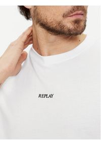 Replay T-Shirt M6795 .000.2660 Biały Regular Fit. Kolor: biały. Materiał: bawełna #7