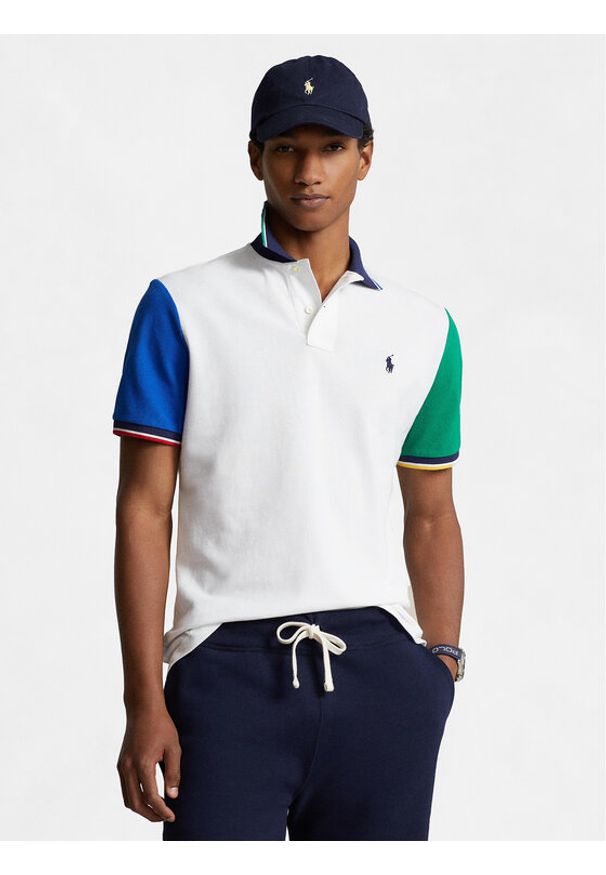 Polo Ralph Lauren Polo 710934904002 Biały Classic Fit. Typ kołnierza: polo. Kolor: biały. Materiał: bawełna