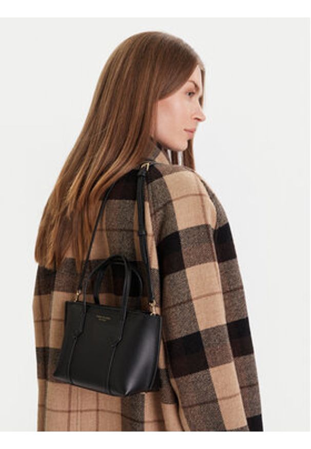 Tory Burch Torebka Perry Mini Tote 175548 Czarny. Kolor: czarny. Materiał: skórzane