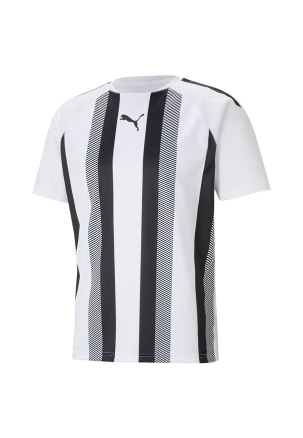 Koszulka Puma Team Liga Striped. Kolor: czarny, wielokolorowy, biały. Sport: piłka nożna