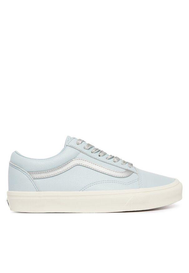Vans Tenisówki Old Skool VN000D6WYP21 Błękitny. Kolor: niebieski. Materiał: skóra, zamsz