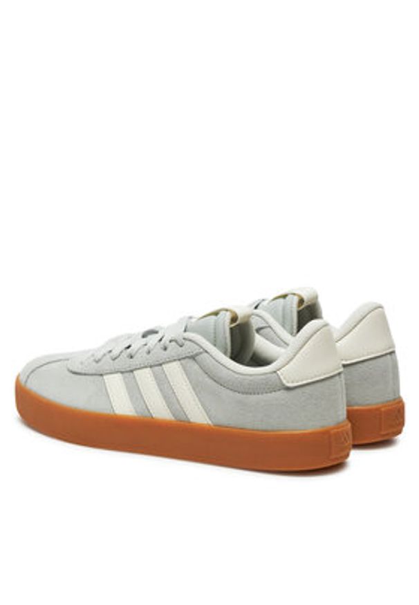 Adidas - adidas Sneakersy VL Court 3.0 Shoes JP7539 Szary. Kolor: szary. Materiał: skóra, zamsz