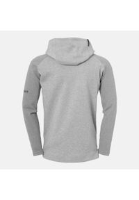 UHLSPORT - Kurtka z kapturem Uhlsport Pro. Typ kołnierza: kaptur. Kolor: wielokolorowy, czarny, fioletowy, szary. Materiał: dresówka. Sezon: zima. Sport: fitness