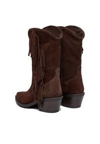 Badura Kowbojki EO-CHANA-5036 Brązowy. Kolor: brązowy. Materiał: skóra, zamsz #8