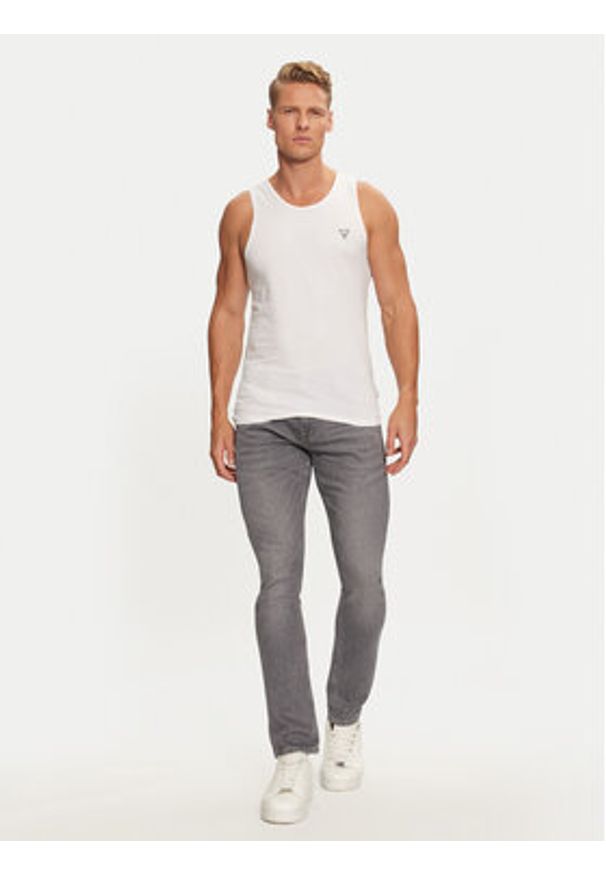 Guess Komplet 2 tank topów U97G15 KCD31 Biały Regular Fit. Kolor: biały. Materiał: bawełna