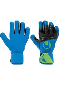 UHLSPORT - Rękawice bramkarskie Uhlsport Aquasoft HN. Kolor: niebieski, wielokolorowy, czarny #1
