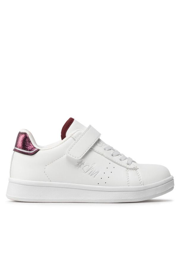 Sneakersy Shone. Kolor: biały
