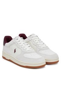 Polo Ralph Lauren Sneakersy 809971482003 Biały. Kolor: biały. Materiał: skóra, zamsz