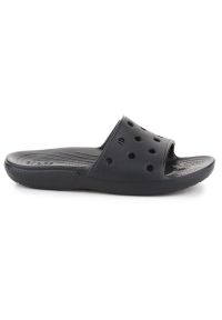 Klapki Crocs Classic Slide Black M 206121-001 czarne. Okazja: na plażę. Kolor: czarny. Materiał: materiał #1