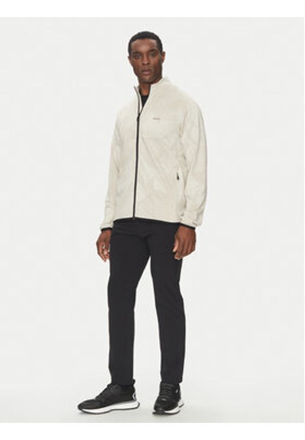 BOSS Spodnie materiałowe Commuter HexaStre 50529673 Czarny Slim Fit. Kolor: czarny. Materiał: syntetyk