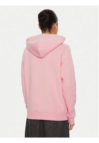 Tommy Jeans Bluza Linear DW0DW17324 Różowy Regular Fit. Kolor: różowy. Materiał: bawełna #5