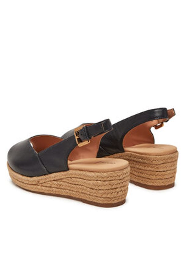 Geox Espadryle D55YXA 000TU C4002 Granatowy. Kolor: niebieski. Materiał: materiał