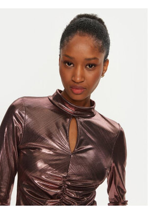 Artigli - ARTIGLI Bluzka ACMA000702 Różowy Regular Fit. Kolor: różowy. Materiał: syntetyk