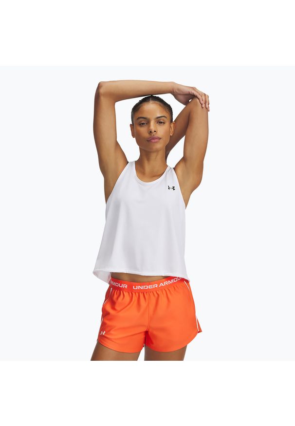 Top treningowy damski Under Armour Tech Swing Tank. Kolor: biały