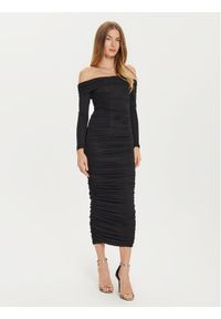 BARDOT Sukienka koktajlowa Arike 59445DB Czarny Slim Fit. Kolor: czarny. Materiał: wiskoza, syntetyk. Styl: wizytowy