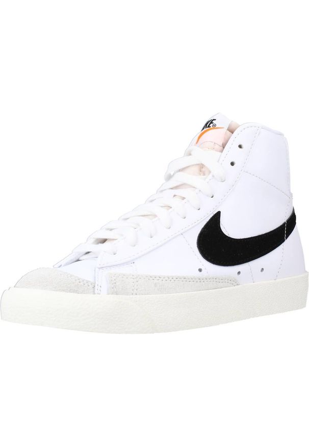 Buty do chodzenia męskie Nike W Blazer Mid 77. Wysokość cholewki: za kostkę. Zapięcie: sznurówki. Kolor: biały, beżowy, wielokolorowy. Materiał: skóra, syntetyk, tkanina, materiał. Szerokość cholewki: normalna. Sport: turystyka piesza