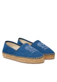 Love Moschino - LOVE MOSCHINO Espadryle JA10532G0OJO5700 Niebieski. Kolor: niebieski. Materiał: materiał #2