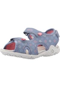 Geox - Sandały GEOX J SANDAL WHINBERRY G Niebieski. Kolor: niebieski. Materiał: syntetyk, tkanina. Sezon: lato