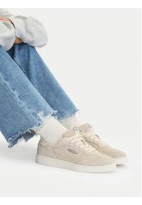 Guess Jeans Sneakersy EO-XL250041 Beżowy jasny. Kolor: beżowy. Materiał: skóra, zamsz #8