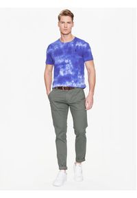 Polo Ralph Lauren T-Shirt 710890781001 Niebieski Slim Fit. Typ kołnierza: polo. Kolor: niebieski. Materiał: bawełna